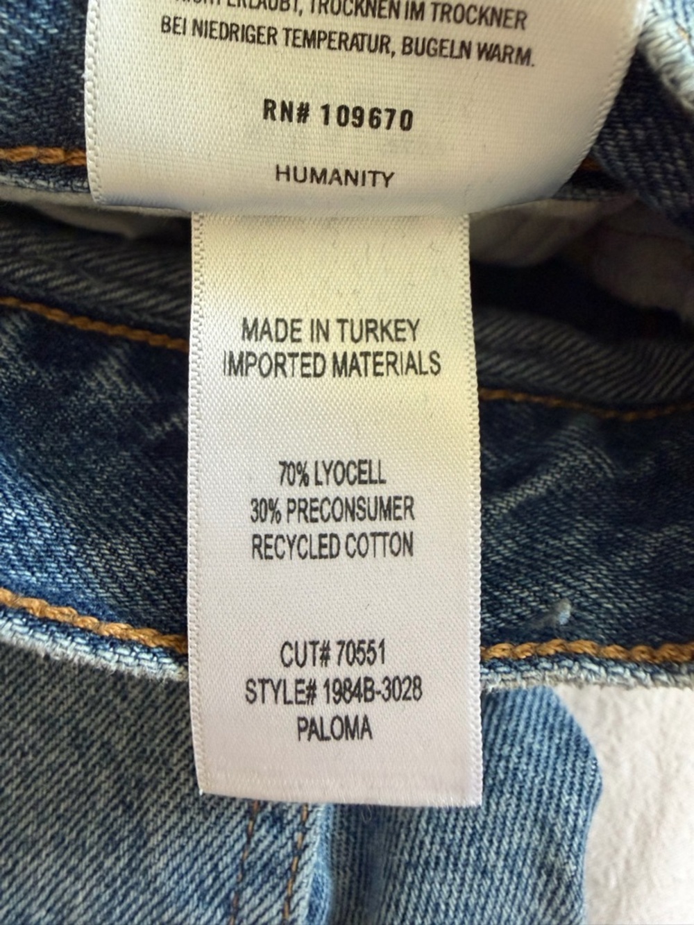 Citizens of Humanity Paloma Jeans Size 29 Wide Leg High Rise Denim Revolve - Picture 8 of 11
